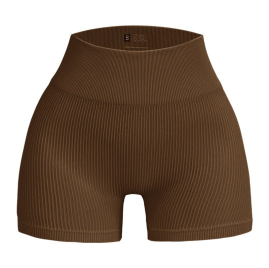 Short Côtelé Taille Haute Collection Essential